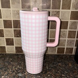 Limited edition Hydrojug 40oz color:pink gingham